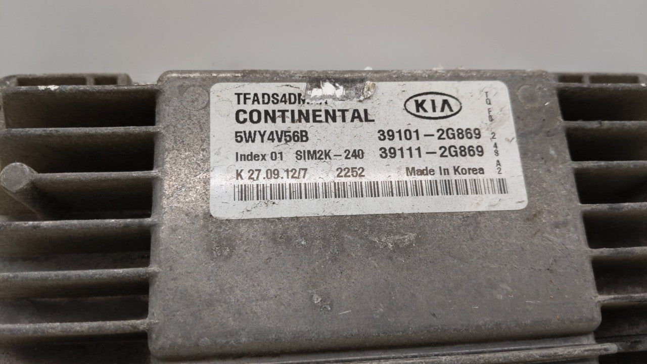 2011-2013 Kia Optima PCM Engine Computer ECU ECM PCU OEM P/N:39101-2G863 39111-2G863 Fits 2011 2012 2013 OEM Used Auto Parts - Oemusedautoparts1.com