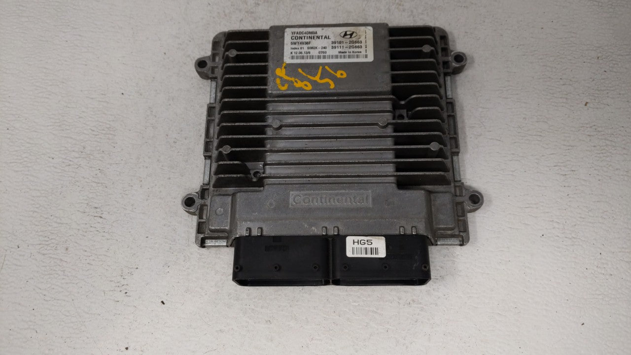 2011-2014 Hyundai Sonata Engine Computer Ecu Pcm Ecm Pcu Oem 154502 - Oemusedautoparts1.com