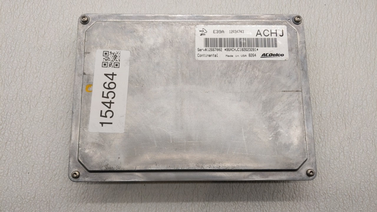 2017-2019 Chevrolet Impala PCM Engine Computer ECU ECM PCU OEM P/N:12667189 12670801 Fits 2017 2018 2019 OEM Used Auto Parts - Oemusedautoparts1.com