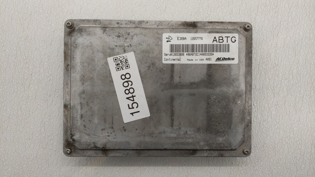 2013-2016 Cadillac Srx PCM Engine Computer ECU ECM PCU OEM P/N:12655476 12657776 Fits 2013 2014 2015 2016 OEM Used Auto Parts - Oemusedautoparts1.com