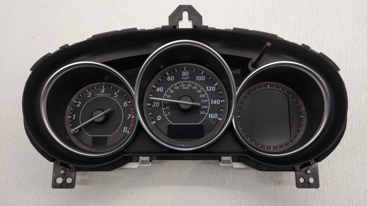 2014 Mazda 6 Instrument Cluster Speedometer Gauges P/N:KD4555430 Fits OEM Used Auto Parts - Oemusedautoparts1.com