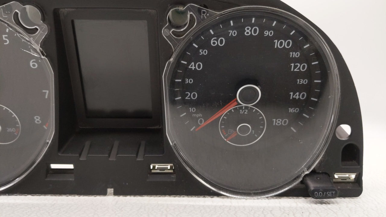 2011 Volkswagen Cc Instrument Cluster Speedometer Gauges P/N:3C8920 970T Fits OEM Used Auto Parts - Oemusedautoparts1.com