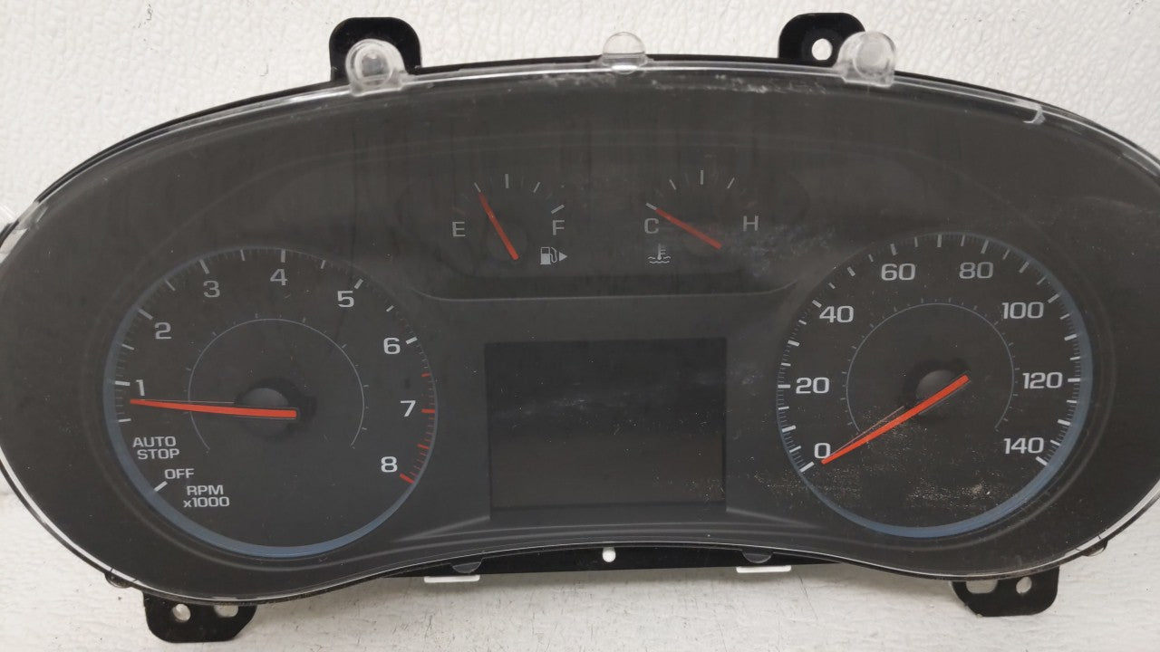 2017-2018 Chevrolet Malibu Instrument Cluster Speedometer Gauges P/N:84128302 84451585 Fits 2017 2018 OEM Used Auto Parts - Oemusedautoparts1.com