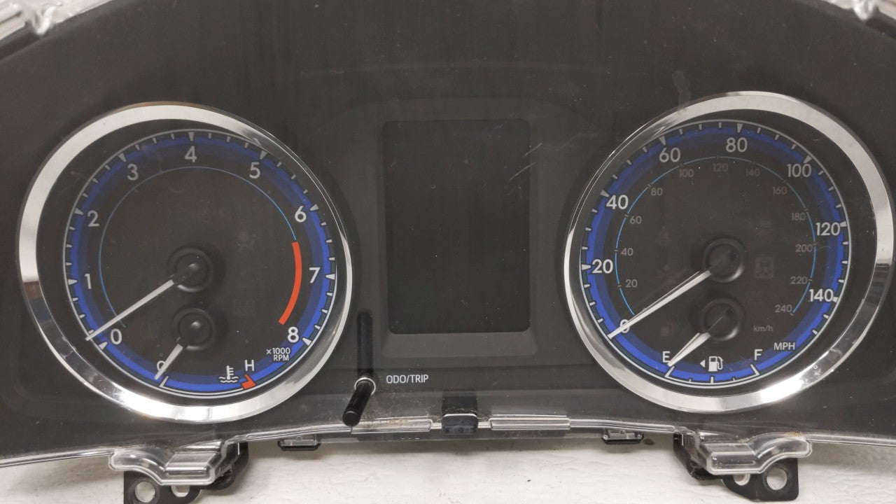 2018 Toyota Corolla Instrument Cluster Speedometer Gauges P/N:83800-F2U80-00 Fits OEM Used Auto Parts - Oemusedautoparts1.com