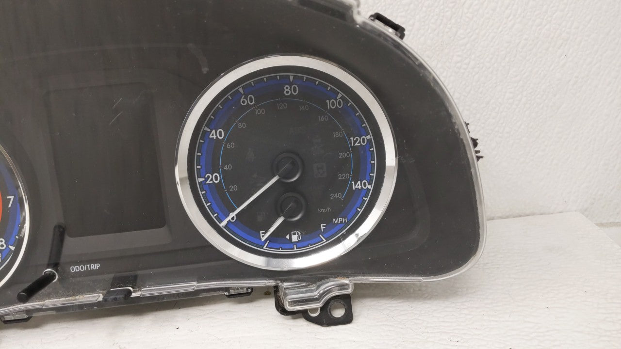 2018 Toyota Corolla Instrument Cluster Speedometer Gauges P/N:83800-F2U80-00 Fits OEM Used Auto Parts - Oemusedautoparts1.com
