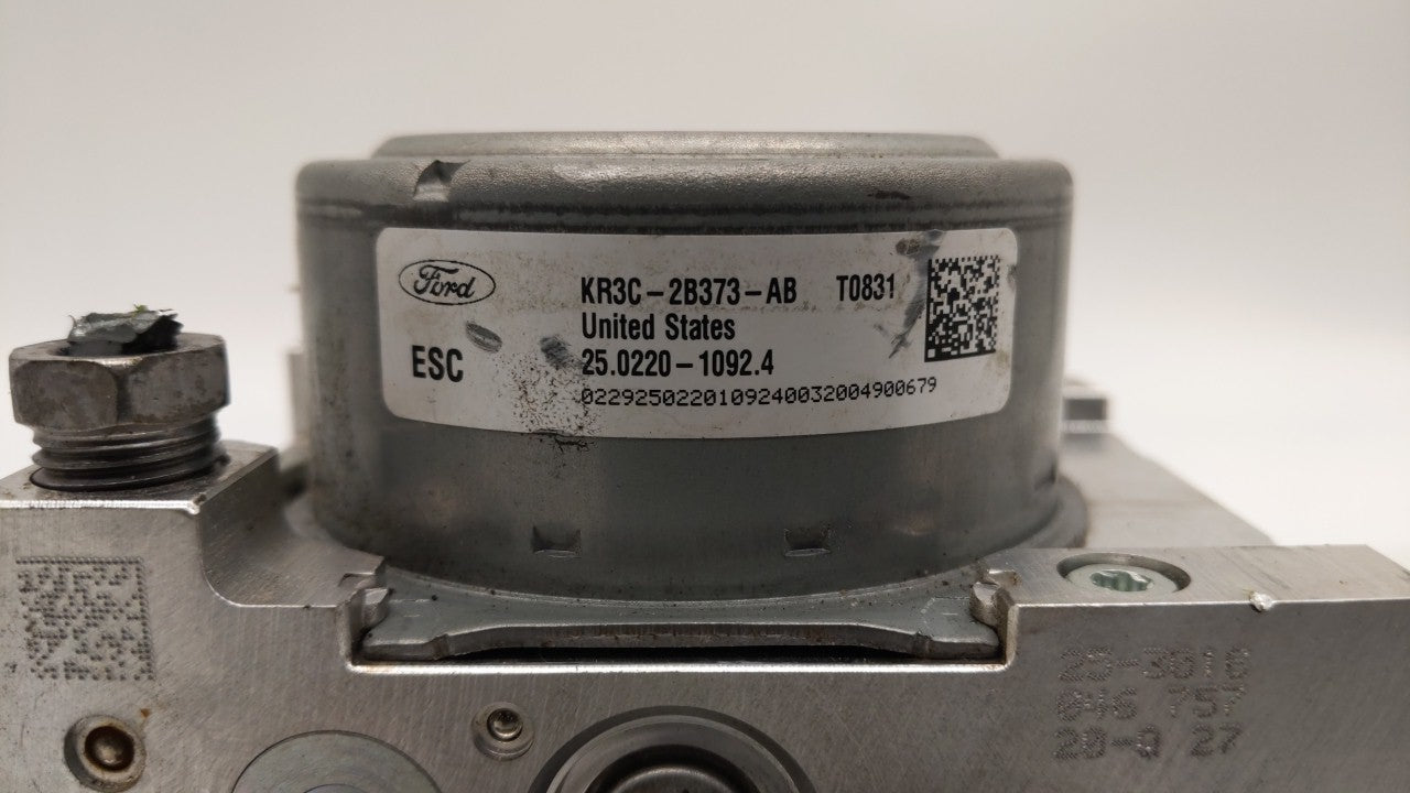 2019 Ford Mustang ABS Pump Control Module Replacement P/N:KR3C-2B373-AB KR3C-2C219-AB Fits OEM Used Auto Parts - Oemusedautoparts1.com