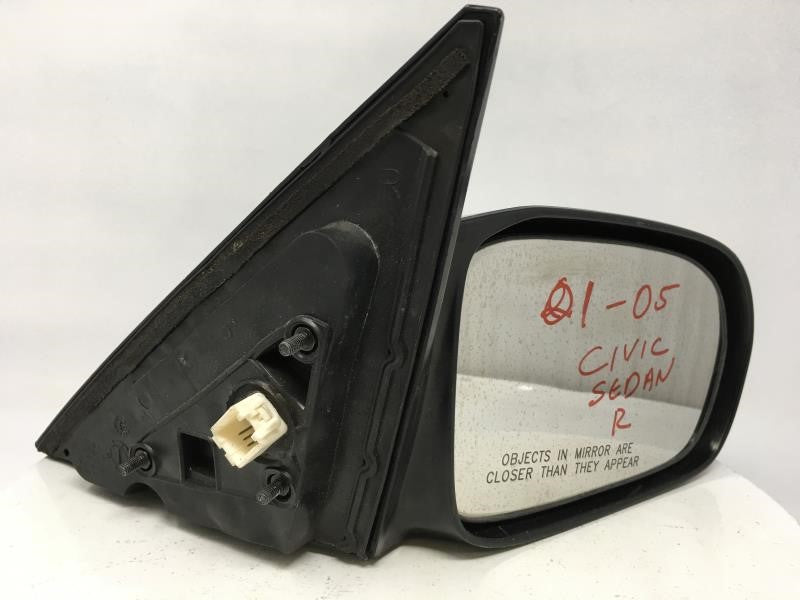 2003 Honda Civic Side Mirror Replacement Passenger Right View Door Mirror P/N:BLACK Fits 2001 2002 2004 2005 OEM Used Auto Parts - Oemusedautoparts1.com