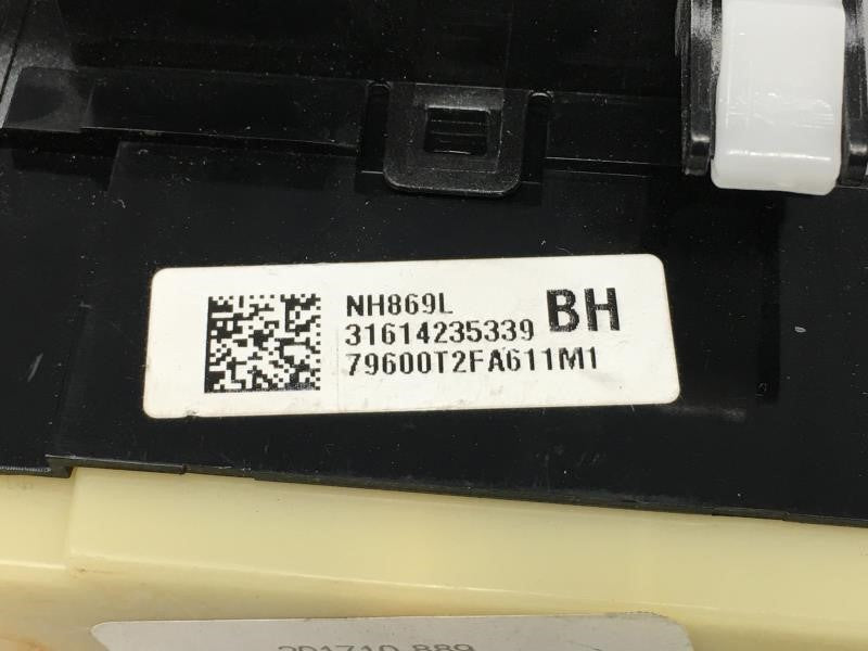 2014 Honda Accord Climate Control Module Temperature AC/Heater Replacement P/N:79600T2FA611M1 Fits 2013 2015 OEM Used Auto Parts - Oemusedautoparts1.com