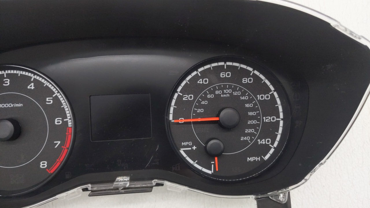 2017 Subaru Impreza Instrument Cluster Speedometer Gauges P/N:85003FL01A Fits OEM Used Auto Parts - Oemusedautoparts1.com