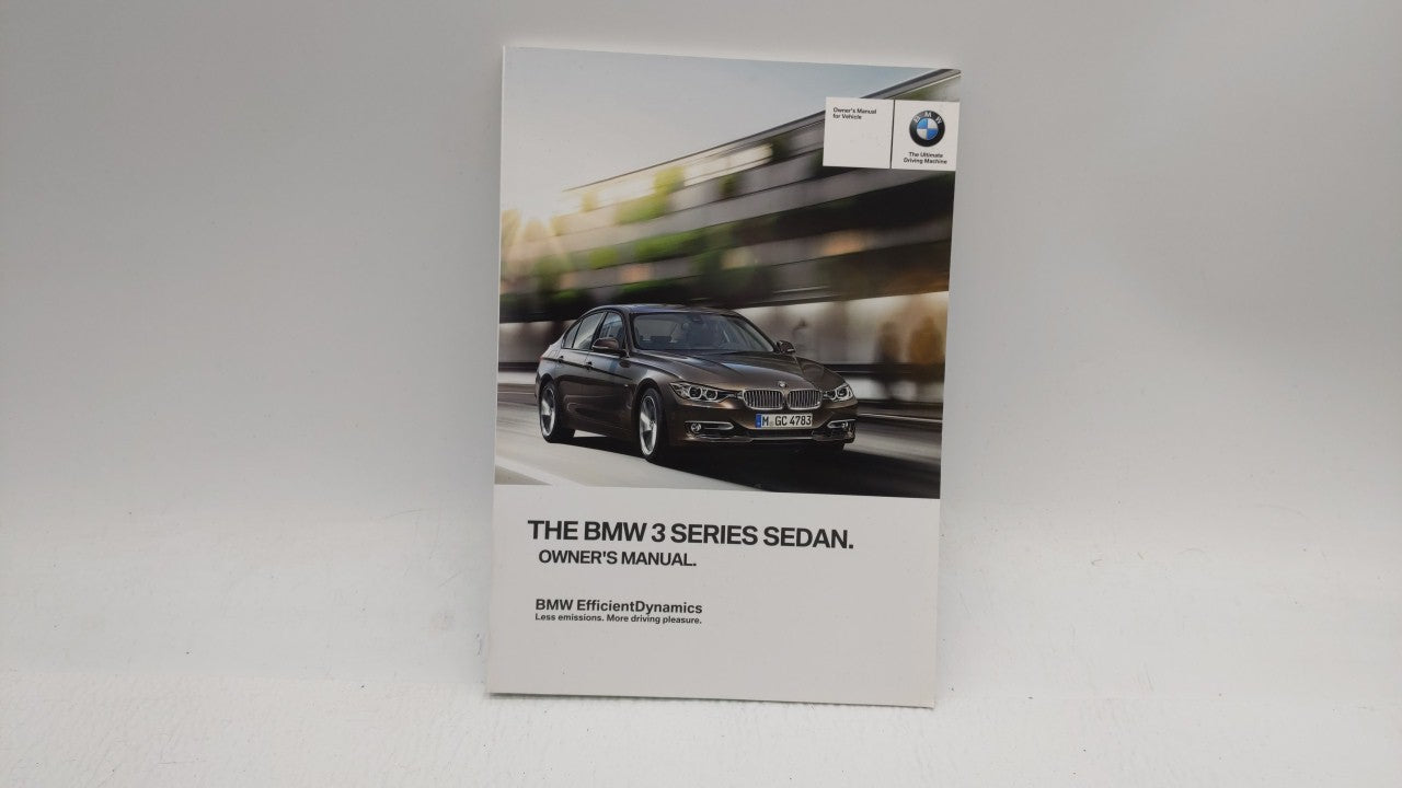 2015 Bmw 325i Owners Manual Book Guide OEM Used Auto Parts - Oemusedautoparts1.com