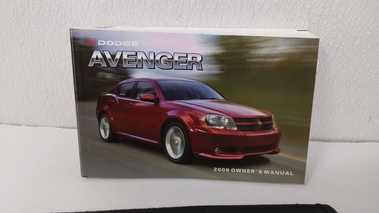 2008 Dodge Avenger Owners Manual Book Guide OEM Used Auto Parts - Oemusedautoparts1.com