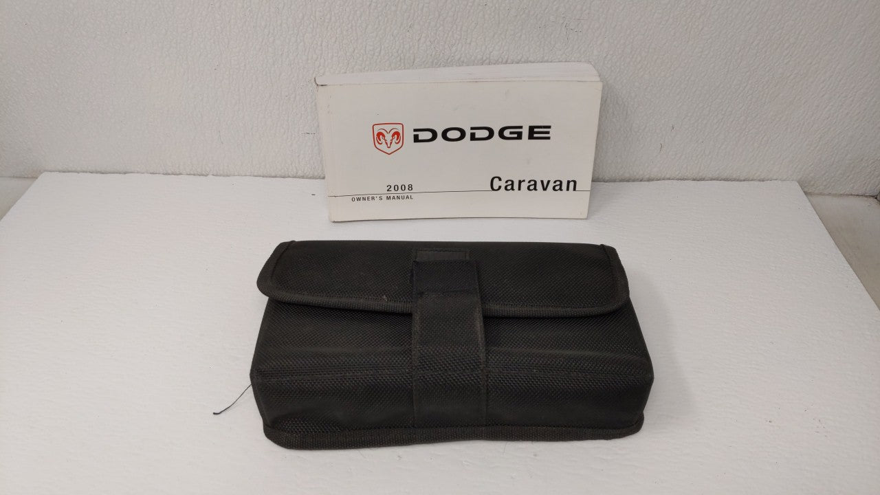 2008 Dodge Caravan Owners Manual Book Guide OEM Used Auto Parts - Oemusedautoparts1.com