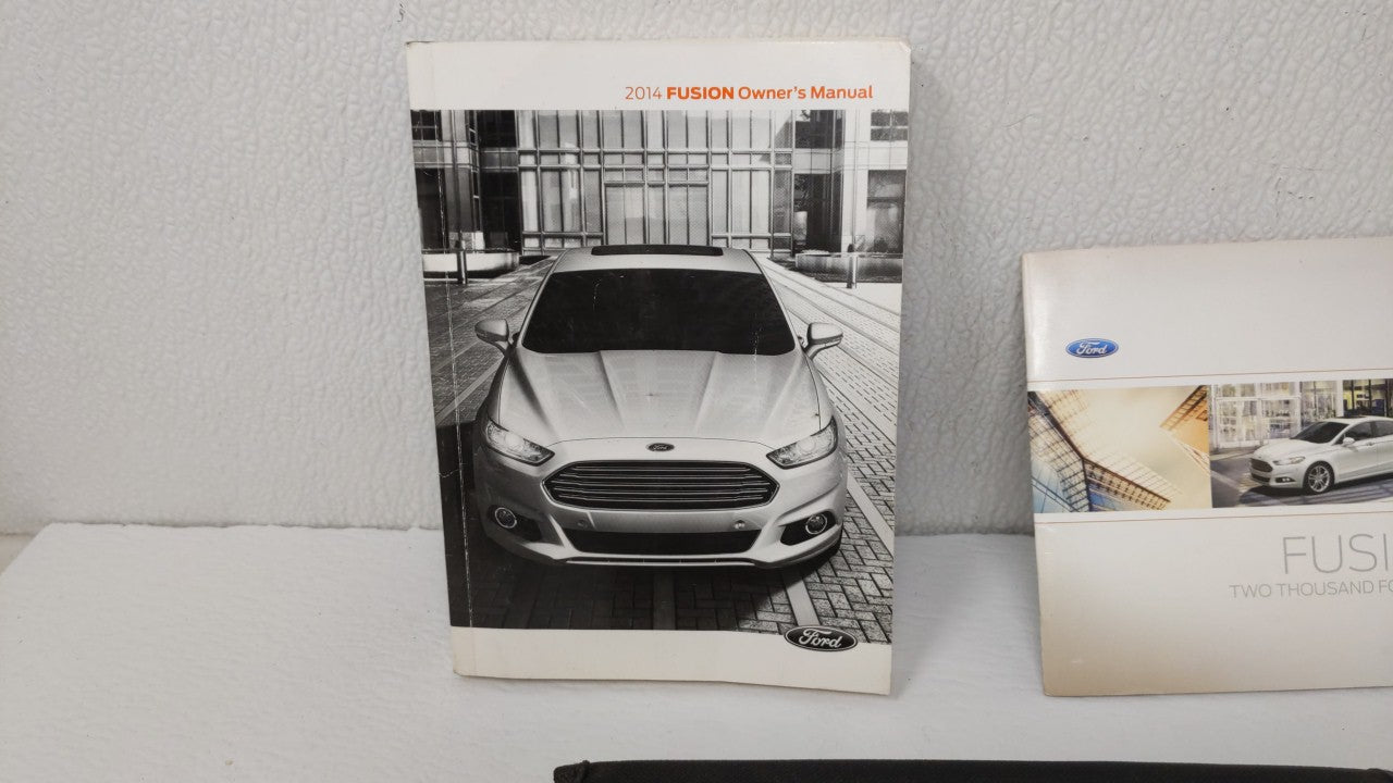 2014 Ford Fusion Owners Manual Book Guide OEM Used Auto Parts - Oemusedautoparts1.com