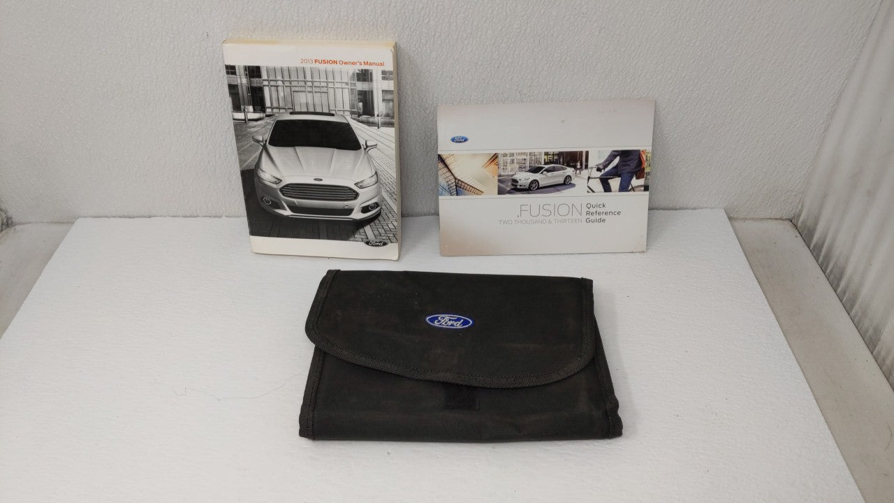 2013 Ford Fusion Owners Manual Book Guide OEM Used Auto Parts - Oemusedautoparts1.com