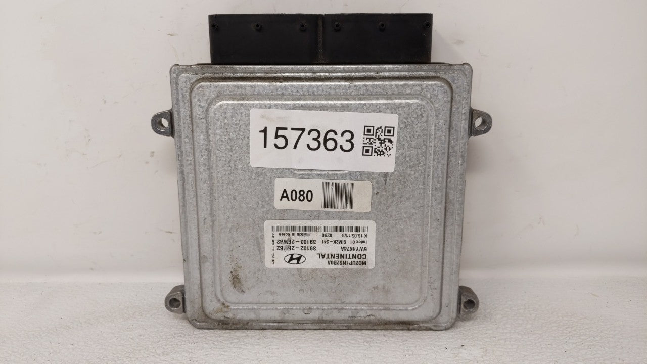 2011-2013 Hyundai Elantra PCM Engine Computer ECU ECM PCU OEM P/N:39102-2EMP2 39102-2EMP3 Fits 2011 2012 2013 OEM Used Auto Parts - Oemusedautoparts1.com