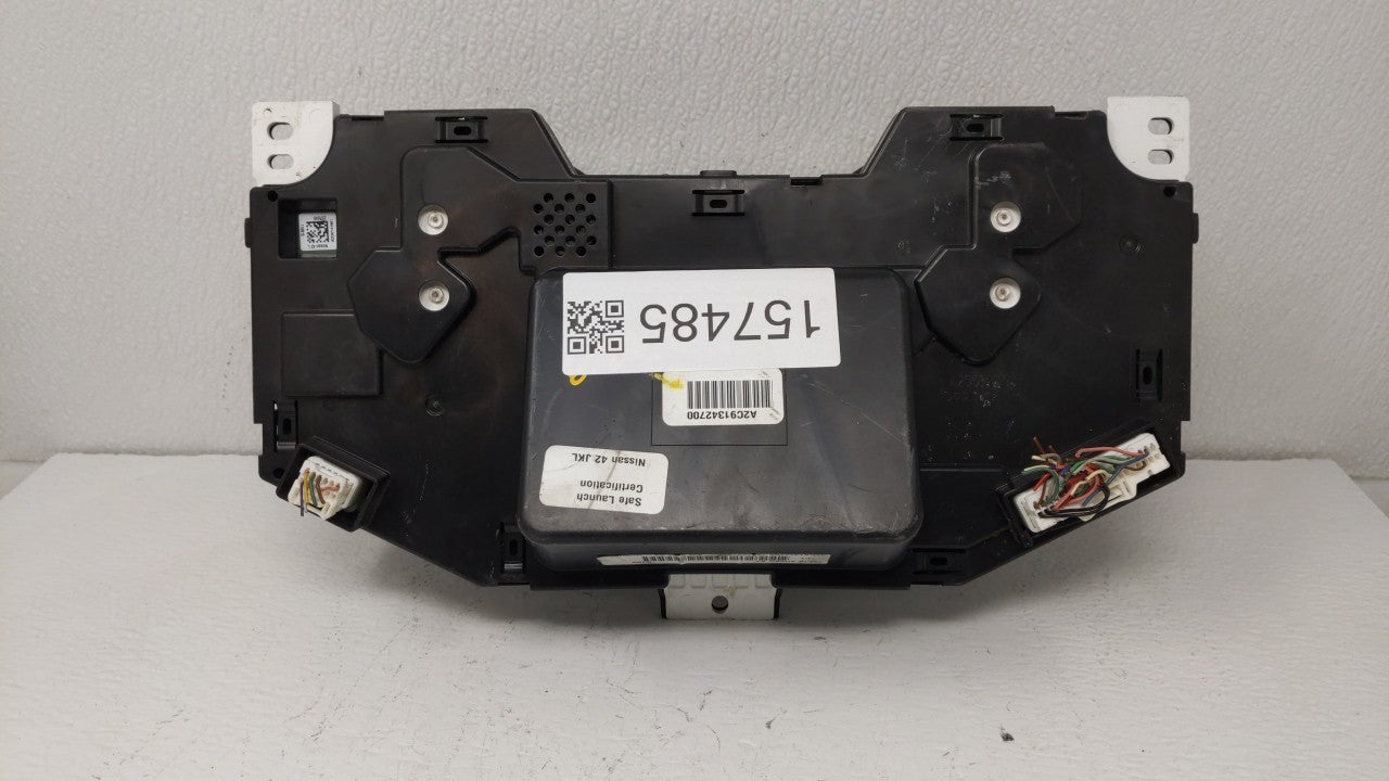 2015 Nissan Altima Instrument Cluster Speedometer Gauges P/N:24810 9HP0A Fits OEM Used Auto Parts - Oemusedautoparts1.com