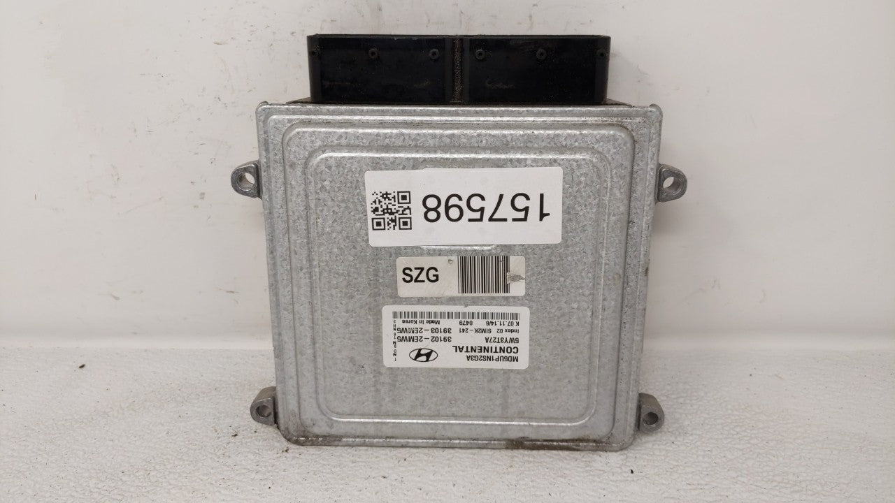 2015 Hyundai Elantra PCM Engine Computer ECU ECM PCU OEM P/N:39102-2EMW5 39103-2EMW5 Fits OEM Used Auto Parts - Oemusedautoparts1.com