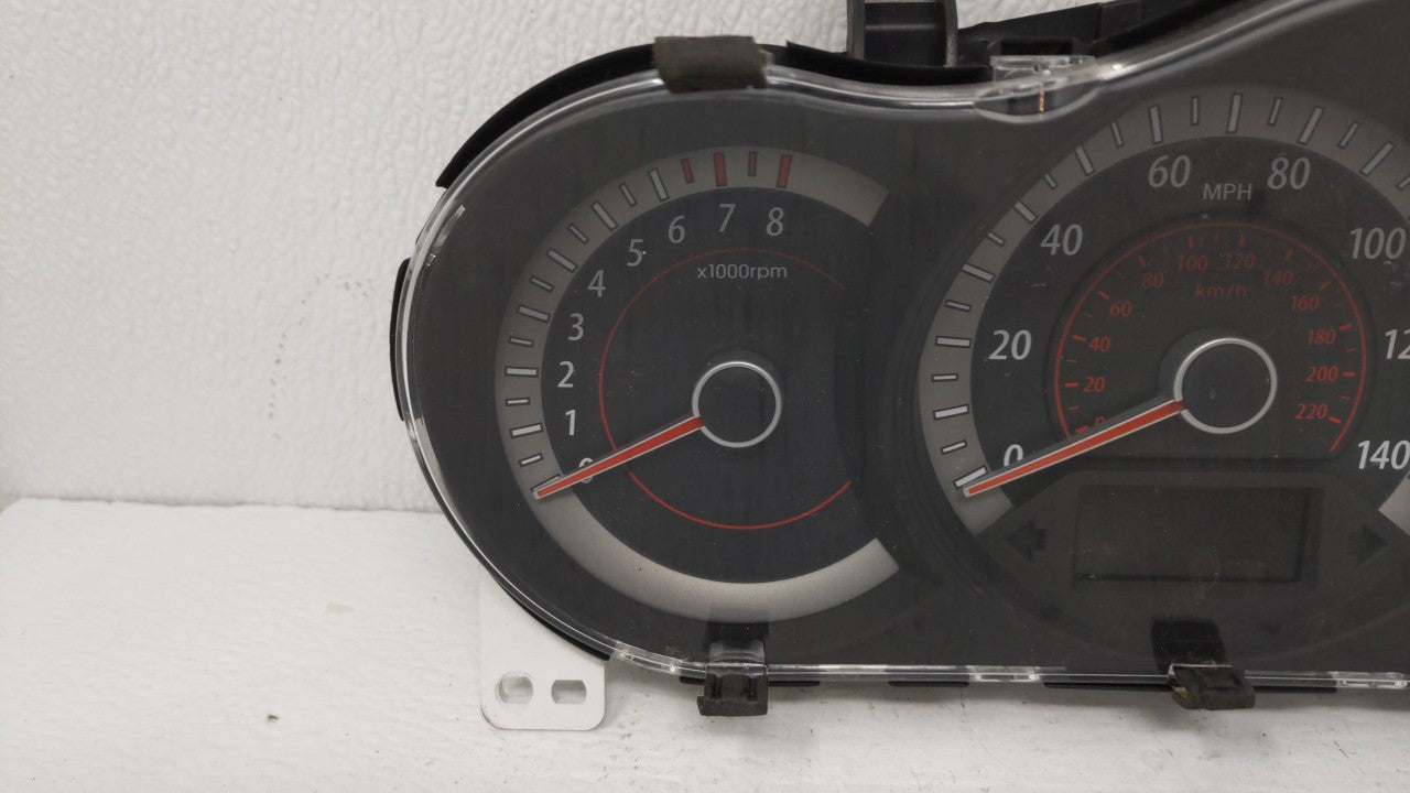 2011-2013 Kia Forte Instrument Cluster Speedometer Gauges P/N:94021-1M230 94041-1M030 Fits 2011 2012 2013 OEM Used Auto Parts - Oemusedautoparts1.com