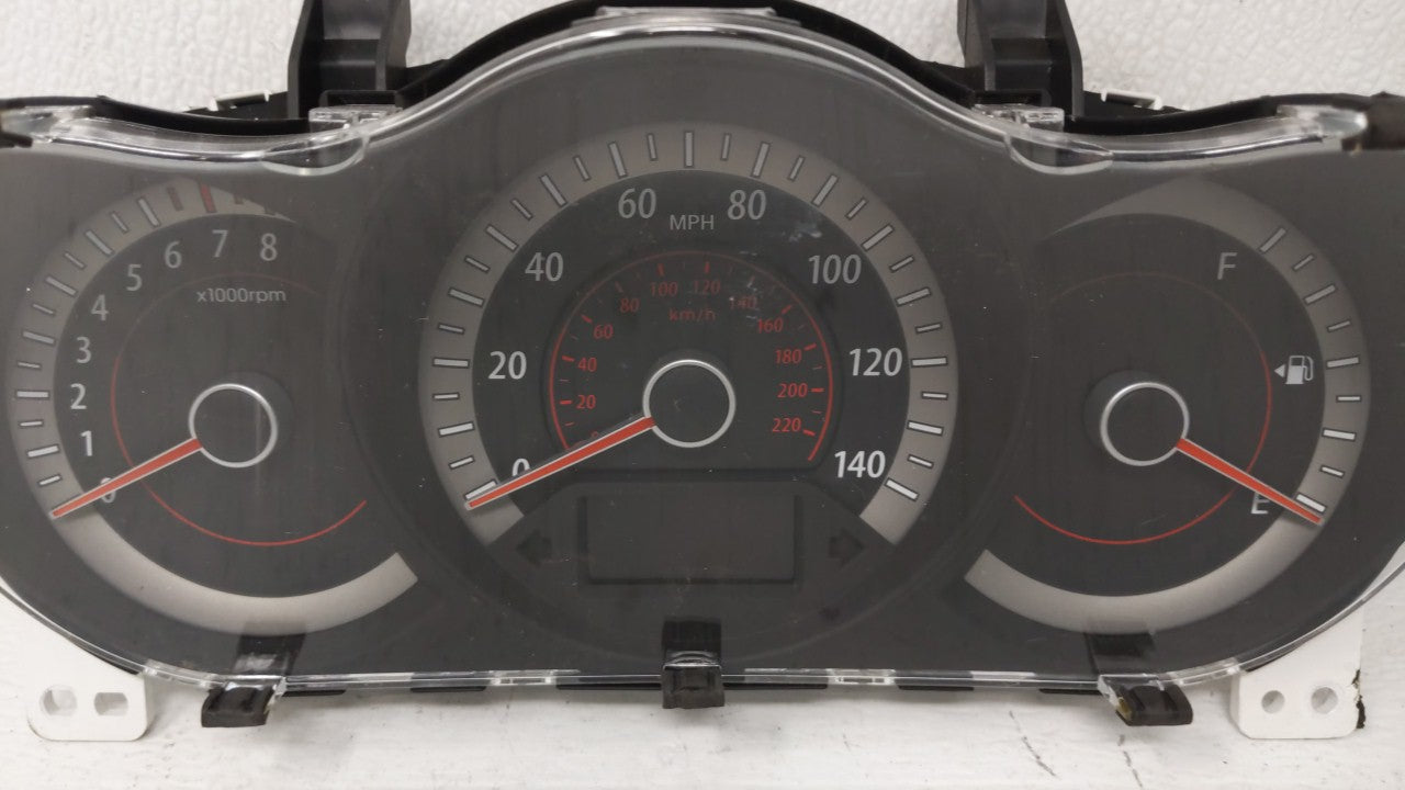 2011-2013 Kia Forte Instrument Cluster Speedometer Gauges P/N:94021-1M230 94041-1M030 Fits 2011 2012 2013 OEM Used Auto Parts - Oemusedautoparts1.com