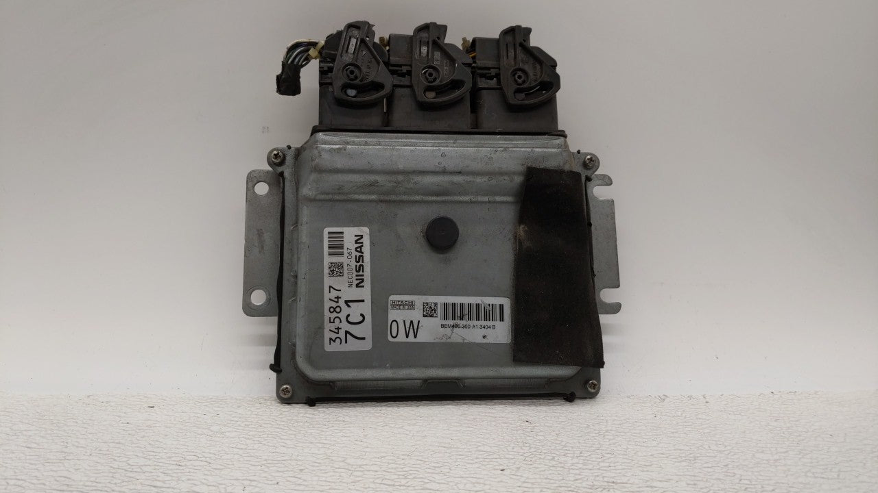 2013-2014 Nissan Altima PCM Engine Computer ECU ECM PCU OEM P/N:BEM400-300 MEC300-012 A1 Fits 2013 2014 OEM Used Auto Parts - Oemusedautoparts1.com