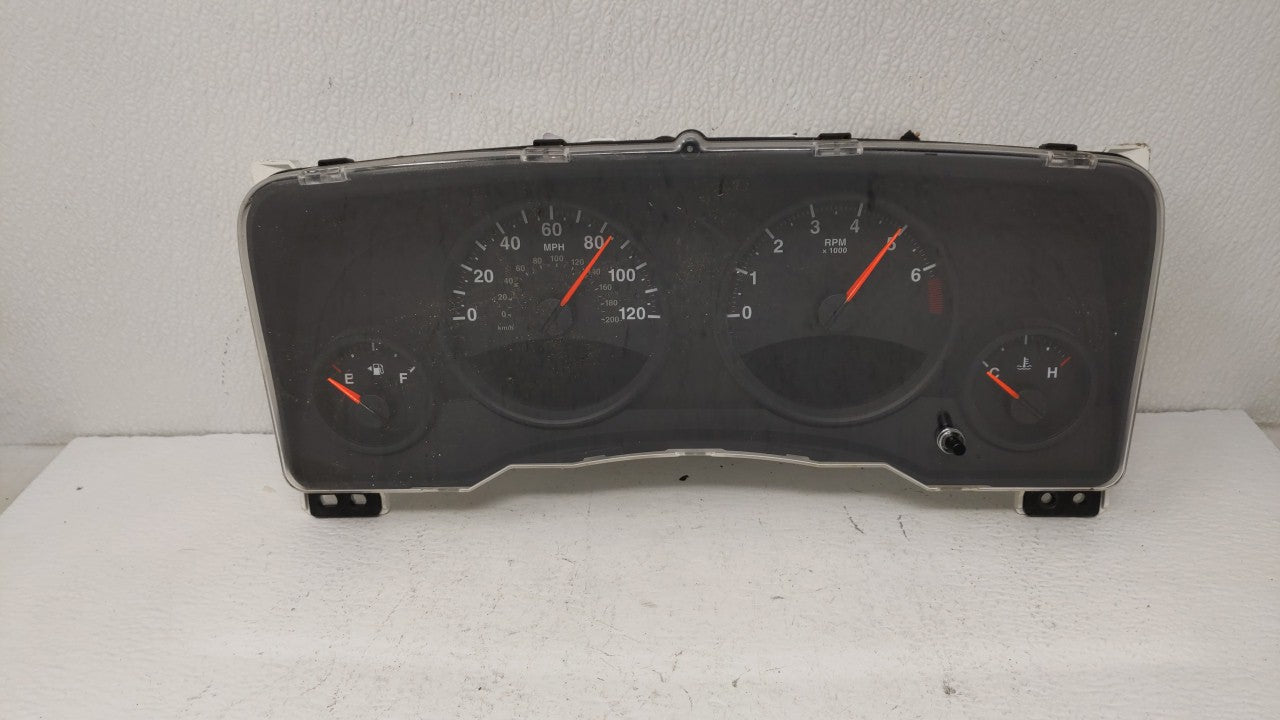 2011-2012 Jeep Compass Instrument Cluster Speedometer Gauges P/N:68080402AE 98080402AD Fits 2011 2012 OEM Used Auto Parts - Oemusedautoparts1.com