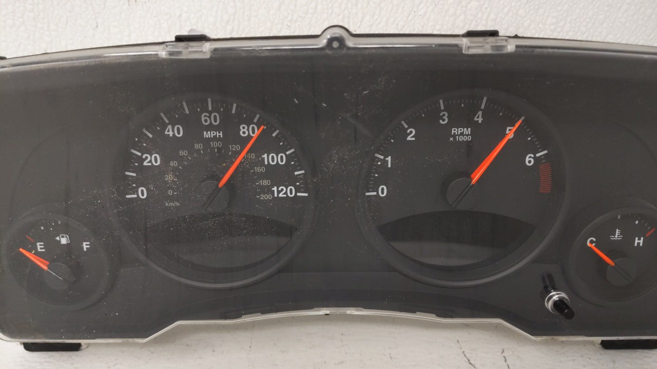 2011-2012 Jeep Compass Instrument Cluster Speedometer Gauges P/N:68080402AE 98080402AD Fits 2011 2012 OEM Used Auto Parts - Oemusedautoparts1.com