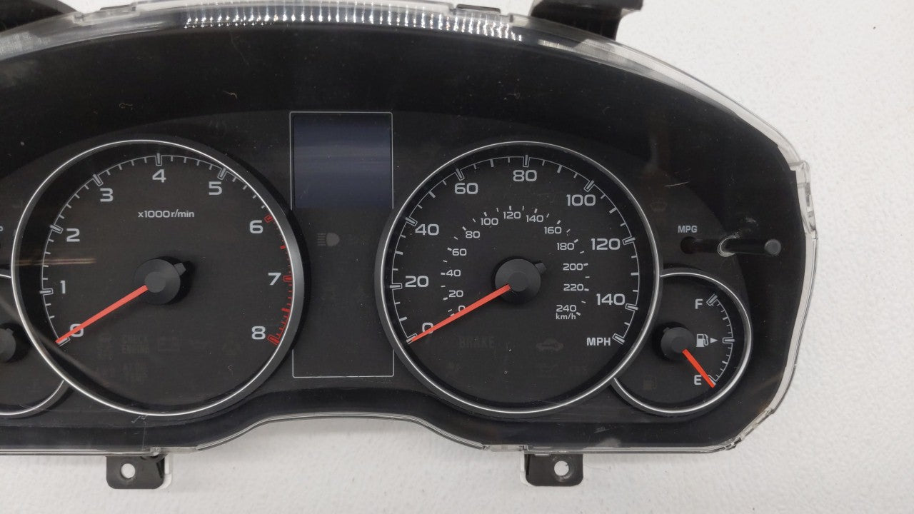 2013-2014 Subaru Legacy Instrument Cluster Speedometer Gauges P/N:85004AJ01A Fits 2013 2014 OEM Used Auto Parts - Oemusedautoparts1.com