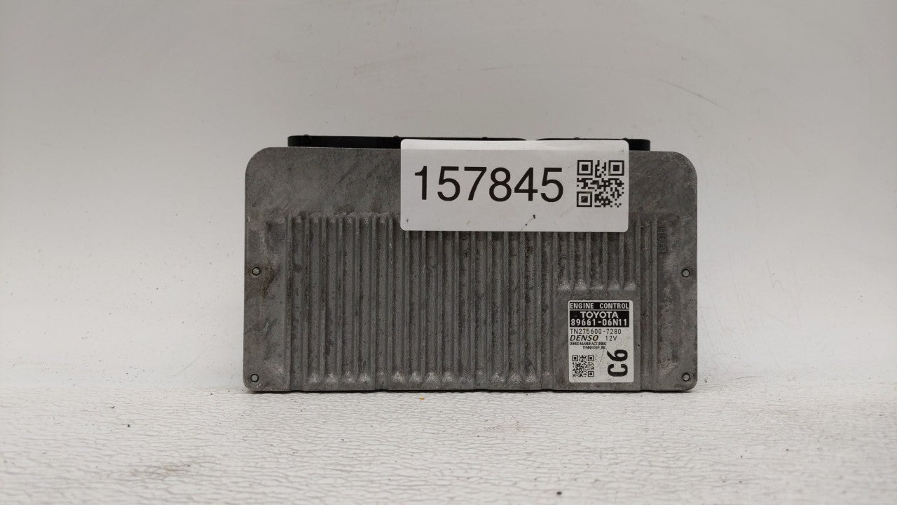 2016-2017 Toyota Camry PCM Engine Computer ECU ECM PCU OEM P/N:89661-06N11 Fits 2016 2017 OEM Used Auto Parts - Oemusedautoparts1.com