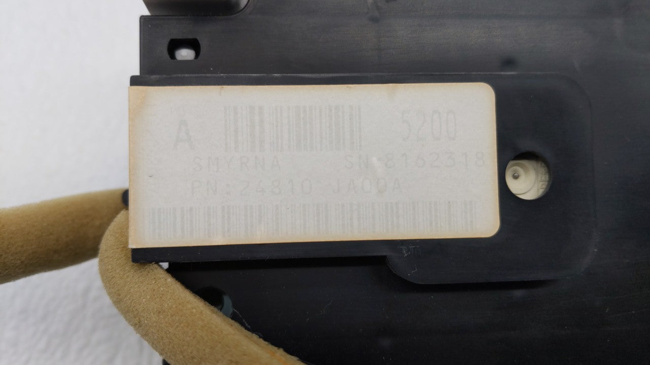 2007-2009 Nissan Altima Instrument Cluster Speedometer Gauges P/N:24810 JA00A Fits 2007 2008 2009 OEM Used Auto Parts - Oemusedautoparts1.com