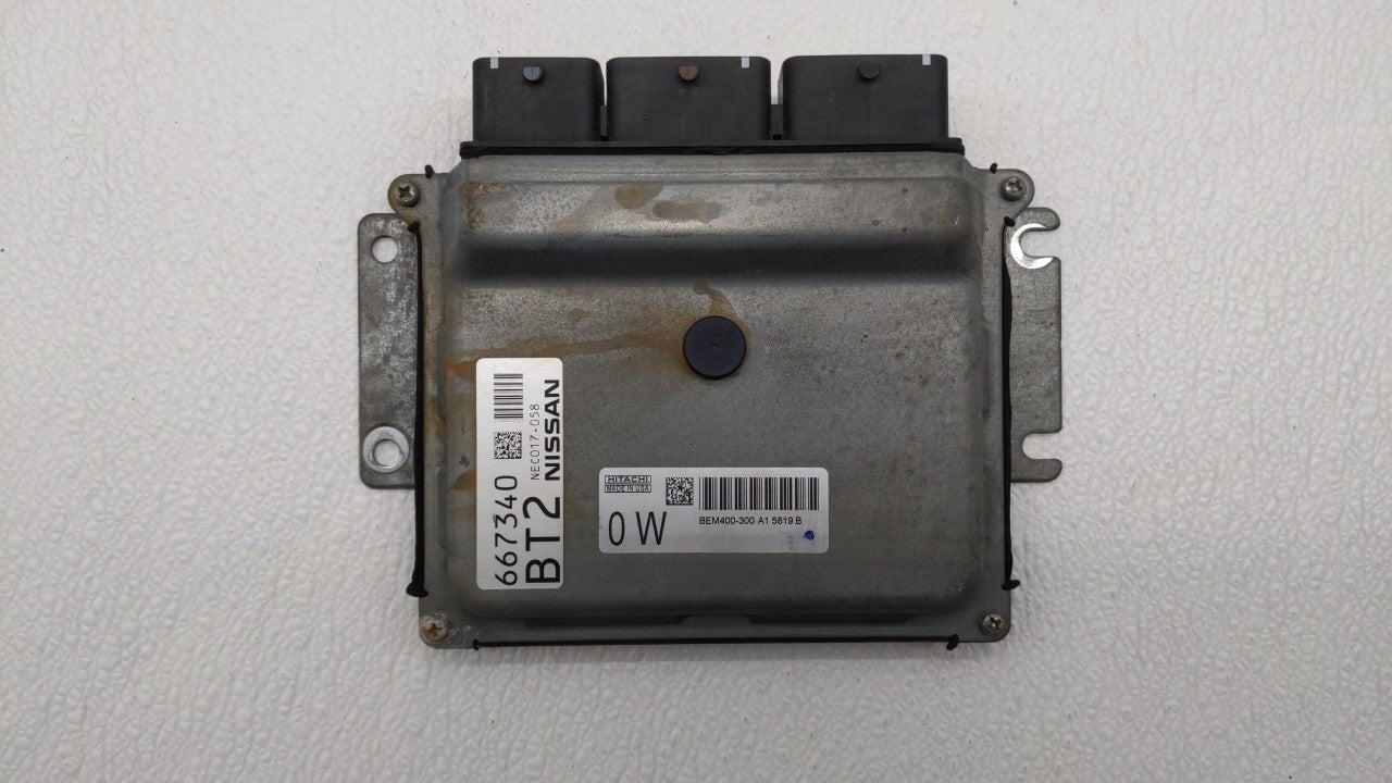 2015 Nissan Altima PCM Engine Computer ECU ECM PCU OEM P/N:BEM404-300 A1 NEC001-666 Fits 2013 2014 OEM Used Auto Parts - Oemusedautoparts1.com