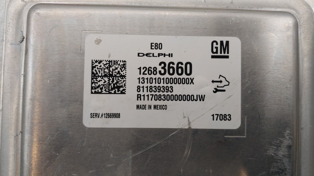 2018-2020 Chevrolet Equinox PCM Engine Computer ECU ECM PCU OEM P/N:12680876 12677677 Fits 2017 2018 2019 2020 2021 2022 OEM Used Auto Parts - Oemusedautoparts1.com