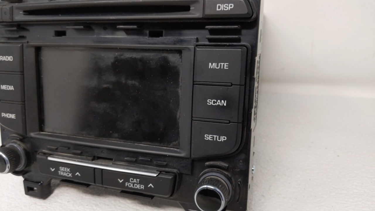 2015-2017 Hyundai Sonata Radio AM FM Cd Player Receiver Replacement P/N:96180-C21004X Fits 2015 2016 2017 OEM Used Auto Parts - Oemusedautoparts1.com