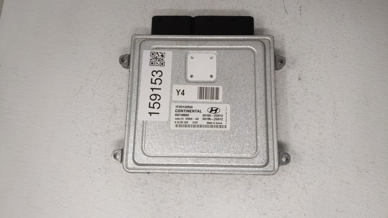 2011-2015 Hyundai Sonata PCM Engine Computer ECU ECM PCU OEM P/N:39155-2G911 39155-2G915 Fits 2011 2012 2013 2014 2015 OEM Used Auto Parts - Oemusedautoparts1.com