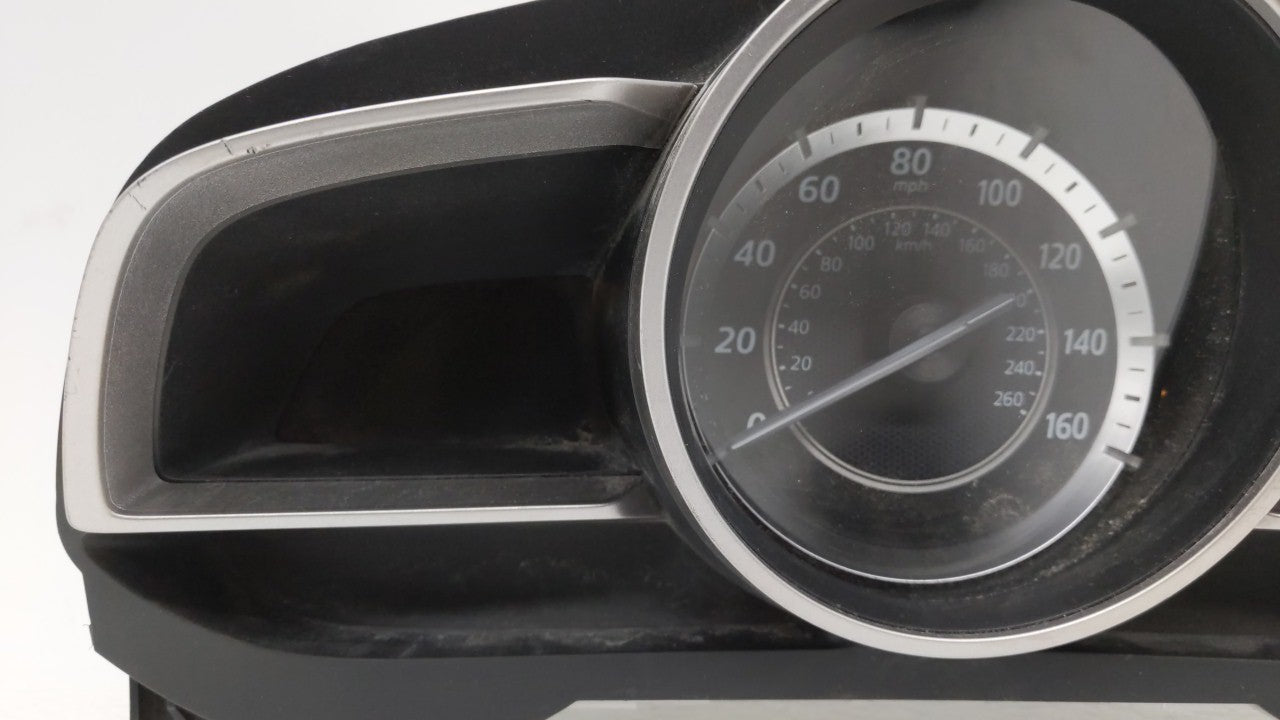 2014 Mazda 3 Instrument Cluster Speedometer Gauges P/N:BHR1 55 430 Fits OEM Used Auto Parts - Oemusedautoparts1.com