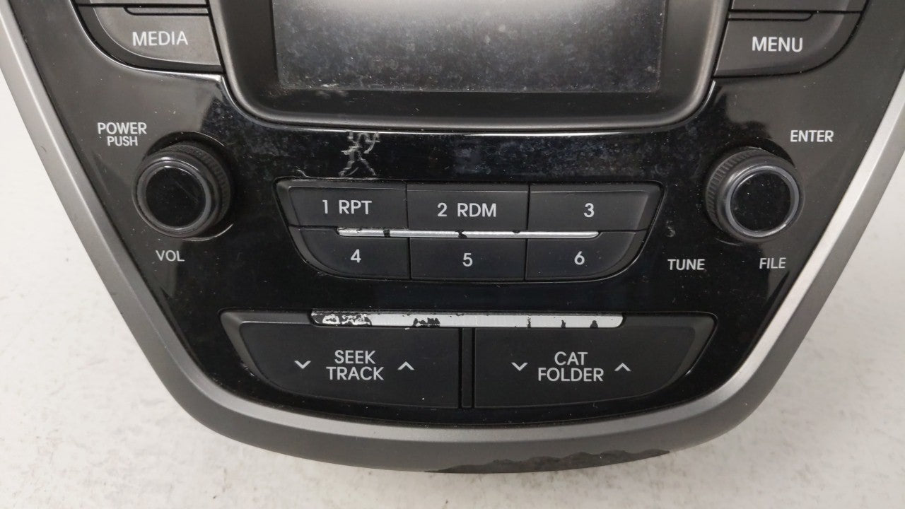 2014-2016 Hyundai Elantra Radio AM FM Cd Player Receiver Replacement P/N:96170-3X156GU 96180-3X165GU Fits 2014 2015 2016 OEM Used Auto Parts - Oemusedautoparts1.com