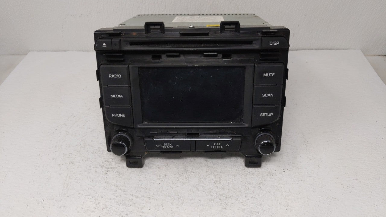 2015-2017 Hyundai Sonata Radio AM FM Cd Player Receiver Replacement P/N:96180-C2000 96180-C20004X Fits 2015 2016 2017 OEM Used Auto Parts - Oemusedautoparts1.com