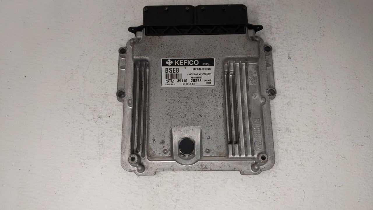 2016 Kia Soul PCM Engine Computer ECU ECM PCU OEM P/N:39110-2BSG3 39110-2BSE8 Fits OEM Used Auto Parts - Oemusedautoparts1.com