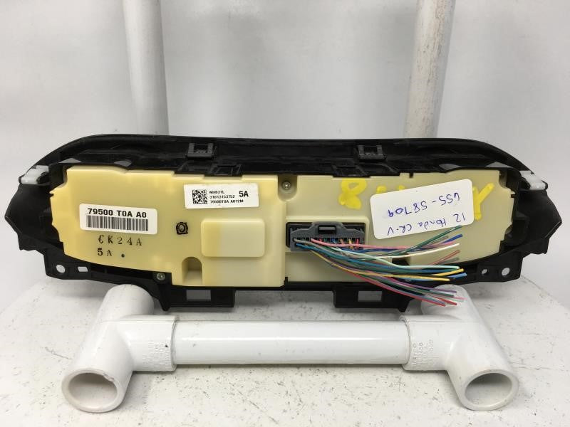 2012 Honda Cr-v Climate Control Module Temperature AC/Heater Replacement P/N:79500T0AA012M Fits OEM Used Auto Parts - Oemusedautoparts1.com