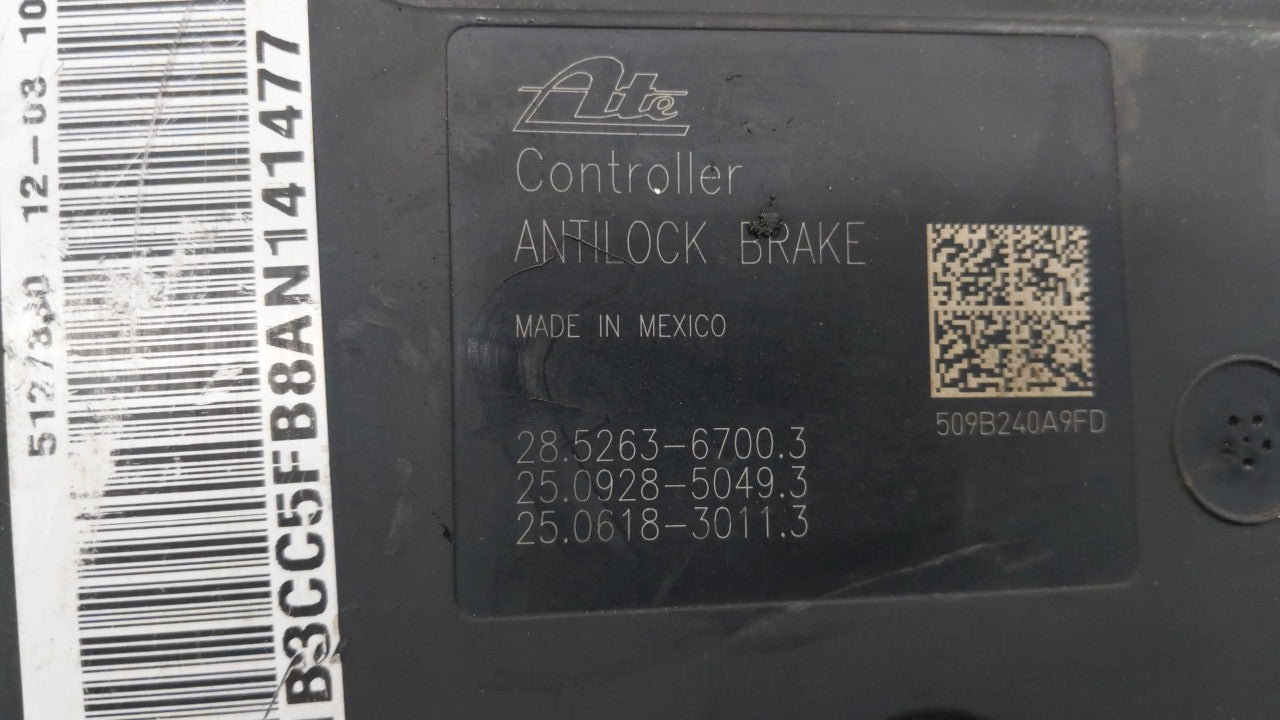 2010 Dodge Avenger ABS Pump Control Module Replacement P/N:P68050120AA Fits OEM Used Auto Parts - Oemusedautoparts1.com