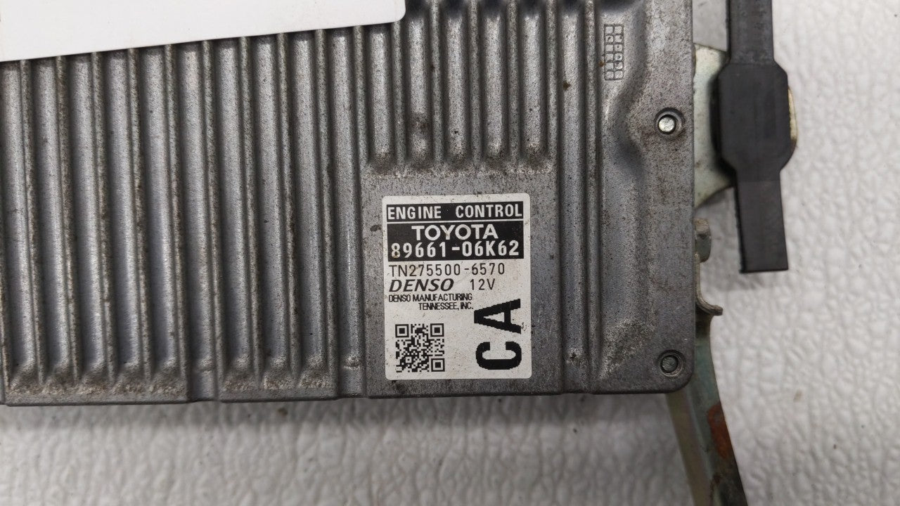 2012-2014 Toyota Camry PCM Engine Computer ECU ECM PCU OEM P/N:89661-06K83 89661-06K63 Fits 2012 2013 2014 OEM Used Auto Parts - Oemusedautoparts1.com