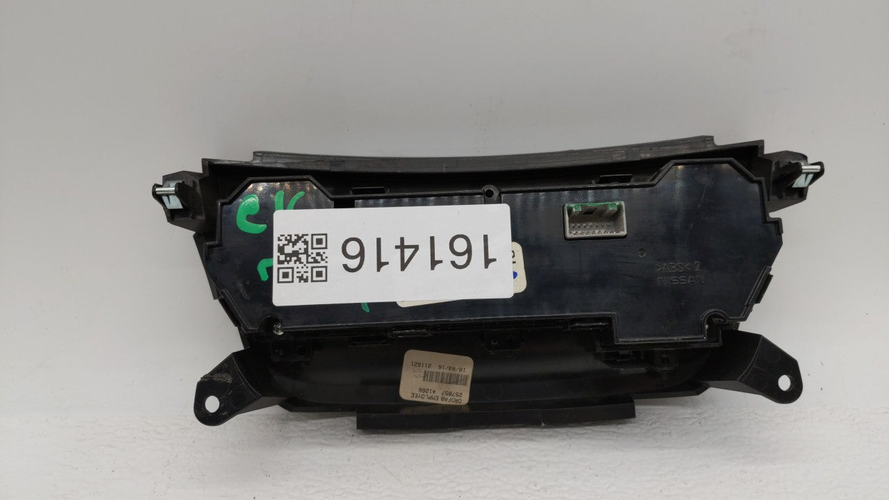 2015-2017 Nissan Sentra Climate Control Module Temperature AC/Heater Replacement P/N:275004AT2A Fits 2015 2016 2017 OEM Used Auto Parts - Oemusedautoparts1.com