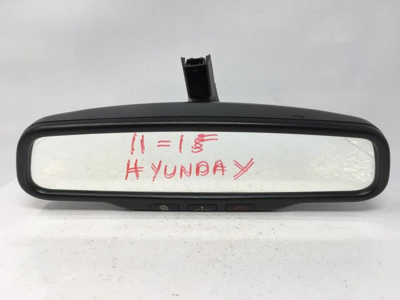 2013 Hyundai Sonata Interior Rear View Mirror Replacement OEM Fits OEM Used Auto Parts - Oemusedautoparts1.com