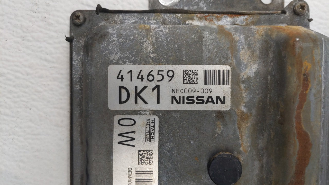 2013-2014 Nissan Altima PCM Engine Computer ECU ECM PCU OEM P/N:BEM400-300 MEC300-012 A1 Fits 2013 2014 OEM Used Auto Parts - Oemusedautoparts1.com