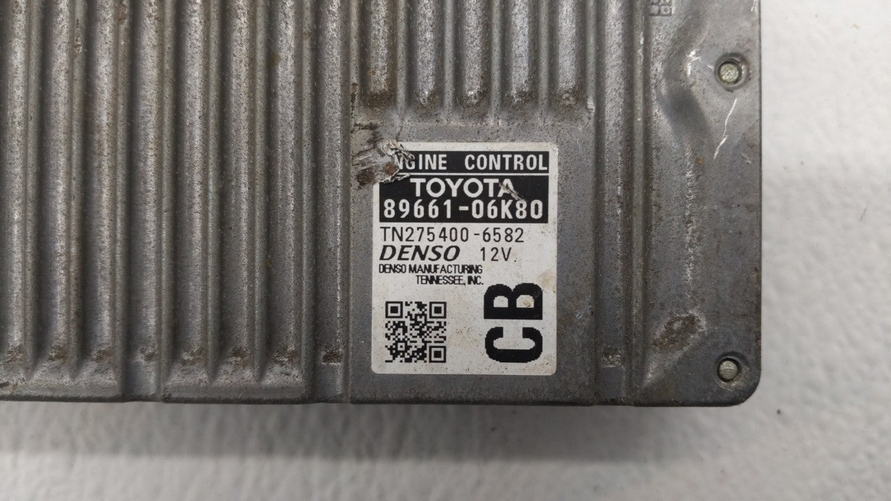 2012-2014 Toyota Camry PCM Engine Computer ECU ECM PCU OEM P/N:89661-06K83 89661-06K63 Fits 2012 2013 2014 OEM Used Auto Parts - Oemusedautoparts1.com