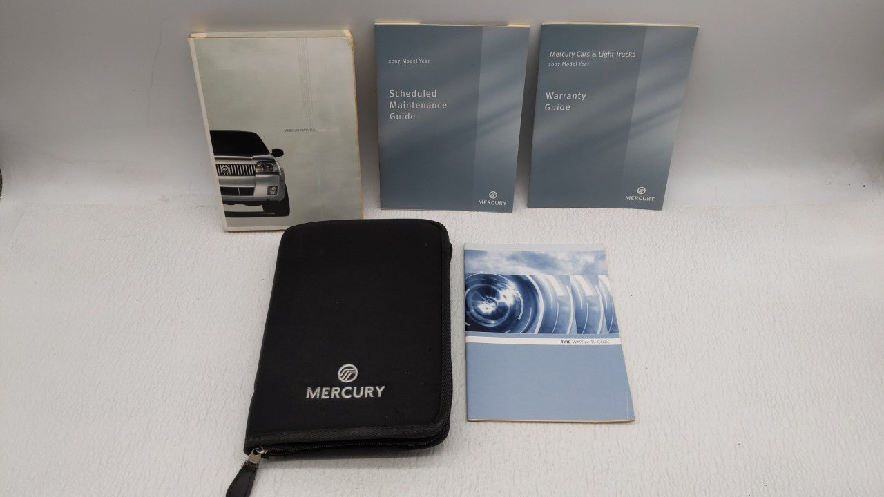 2007 Mercury Mariner Owners Manual Book Guide OEM Used Auto Parts - Oemusedautoparts1.com