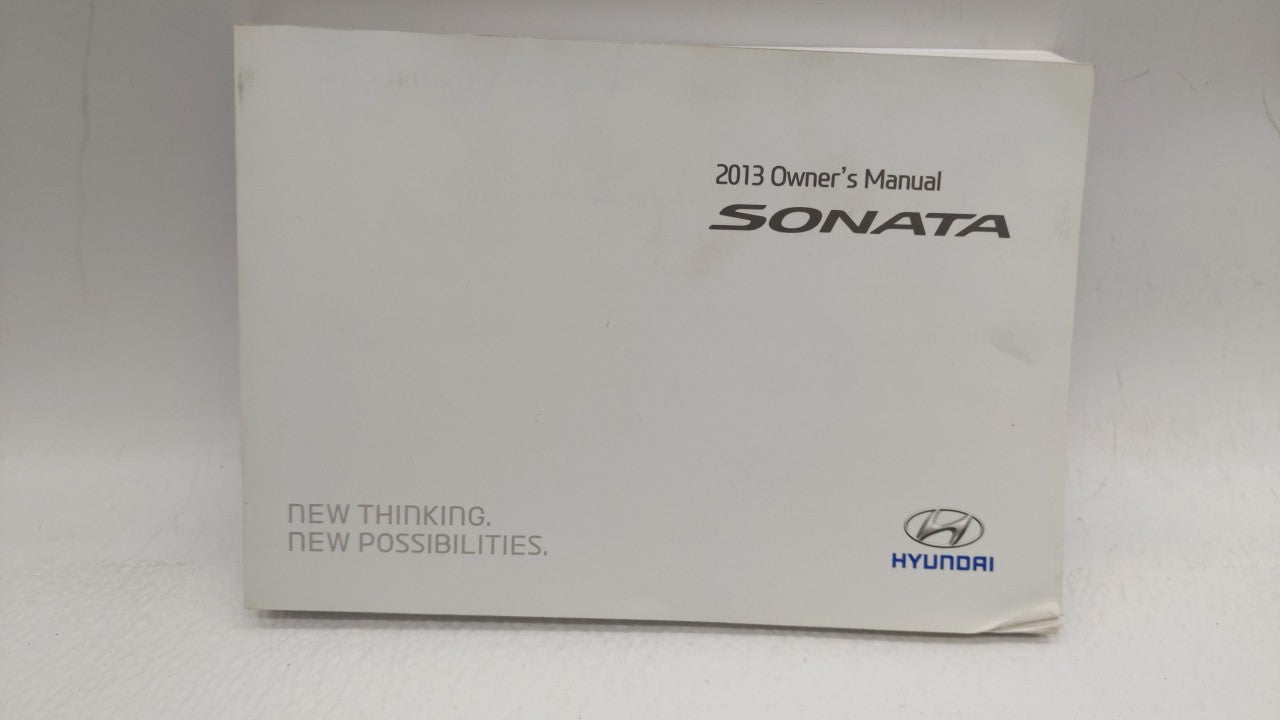 2013 Hyundai Sonata Owners Manual Book Guide OEM Used Auto Parts - Oemusedautoparts1.com