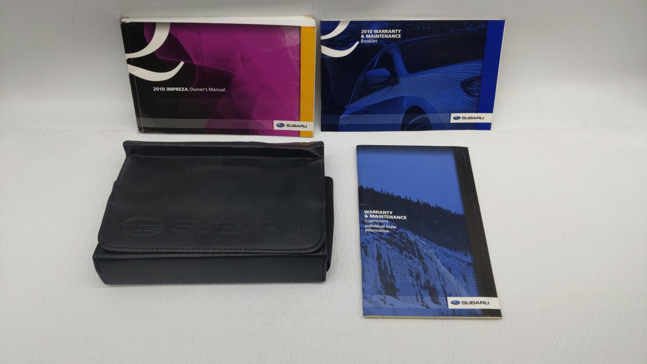 2010 Subaru Impreza Owners Manual Book Guide OEM Used Auto Parts - Oemusedautoparts1.com