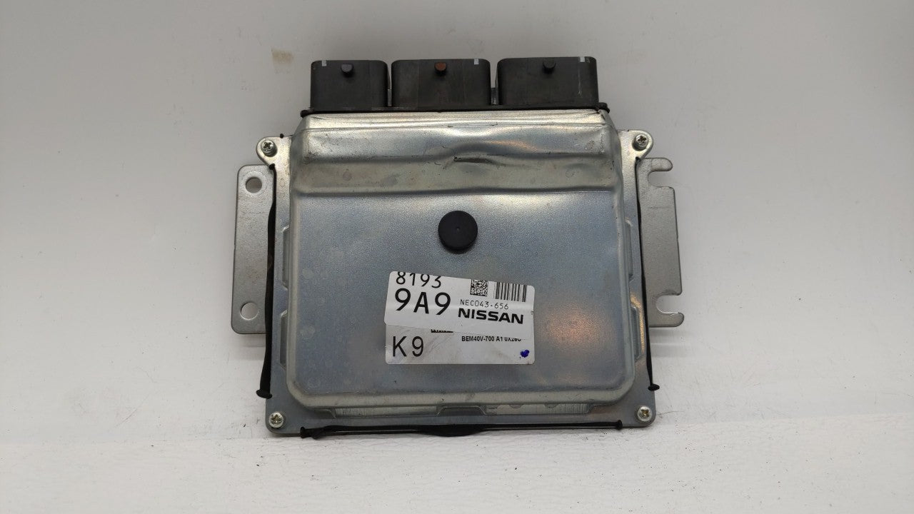 2018-2019 Nissan Nv200 PCM Engine Computer ECU ECM PCU OEM P/N:NEC037-627 BEM40V-700 A1 Fits 2018 2019 OEM Used Auto Parts - Oemusedautoparts1.com