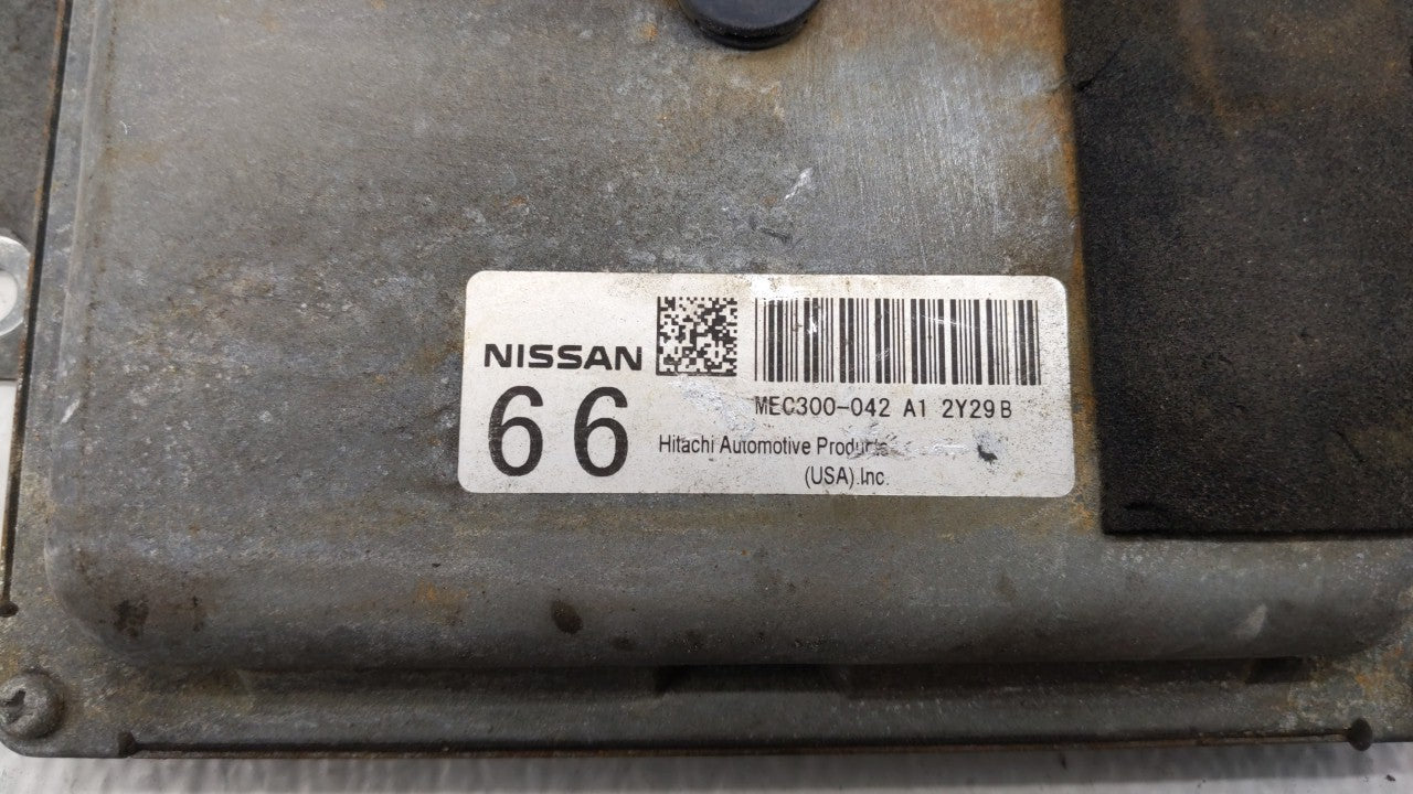 2014 Nissan Altima PCM Engine Computer ECU ECM PCU OEM P/N:MEC300-042 A1 NEC007-070 Fits 2013 OEM Used Auto Parts - Oemusedautoparts1.com