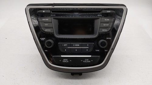2014-2016 Hyundai Elantra Radio AM FM Cd Player Receiver Replacement P/N:96170-3X156GU 96180-3X165GU Fits 2014 2015 2016 OEM Used Auto Parts